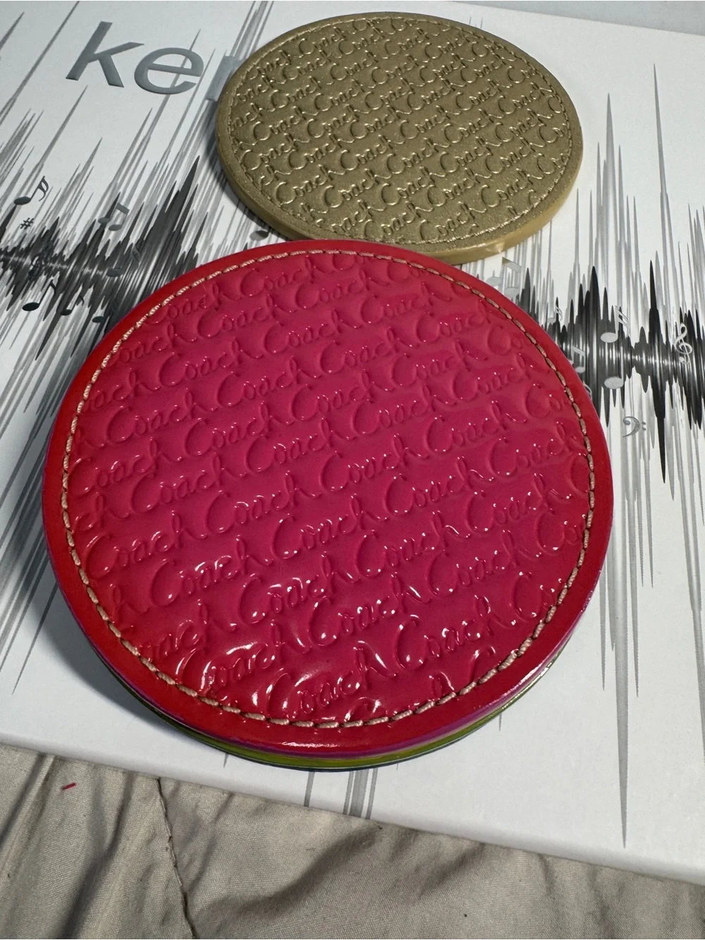 Coach rare set of 8 coasters